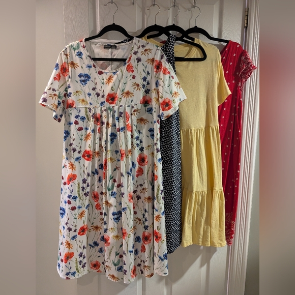 Old Navy Dresses & Skirts - Old Navy Banana Republic + Bundle of 4 Spring Summer Dresses Lot Size Large